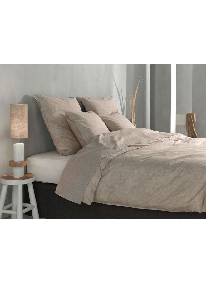 ZO! Home Dekbedovertrek Paisley-di-Lino Beige - Katoen