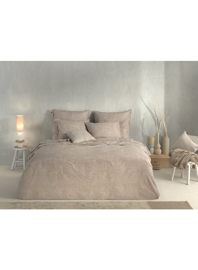 ZO! Home Dekbedovertrek Paisley-di-Lino Beige - Katoen