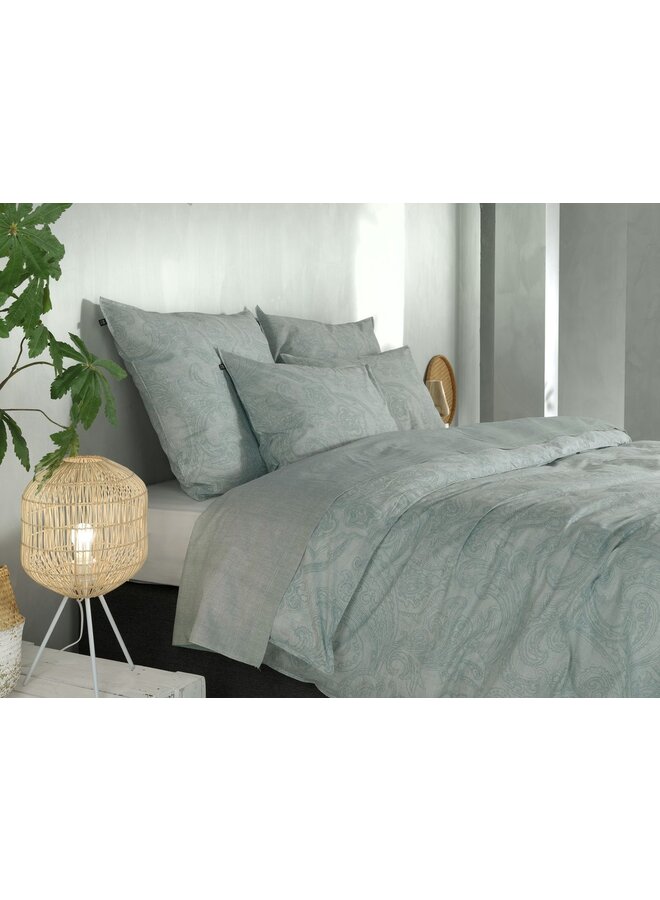 ZO! Home Dekbedovertrek Paisley-di-Lino Mint Groen - Katoen