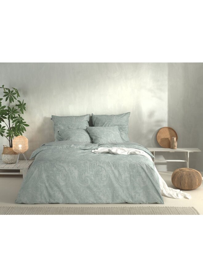 ZO! Home Dekbedovertrek Paisley-di-Lino Mint Groen - Katoen