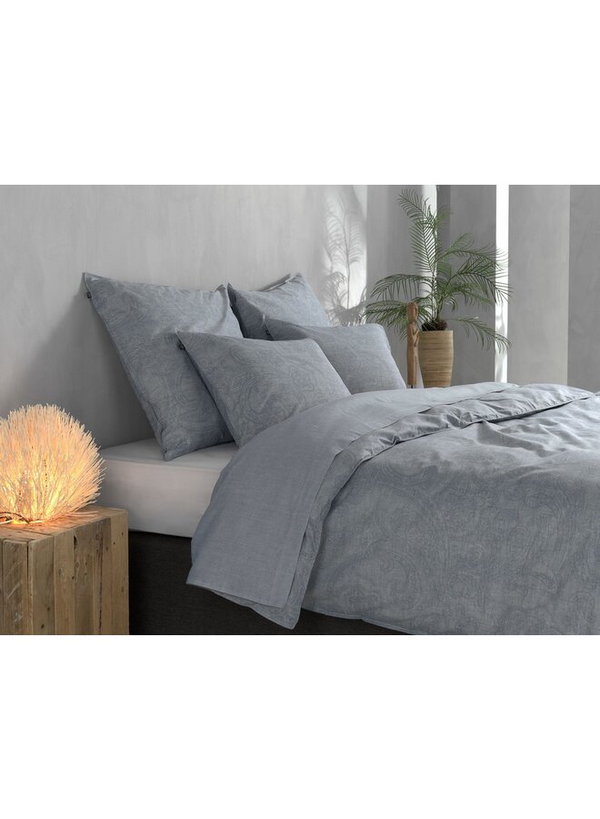 ZO! Home Dekbedovertrek Paisley-di-Lino Blauw - Katoen