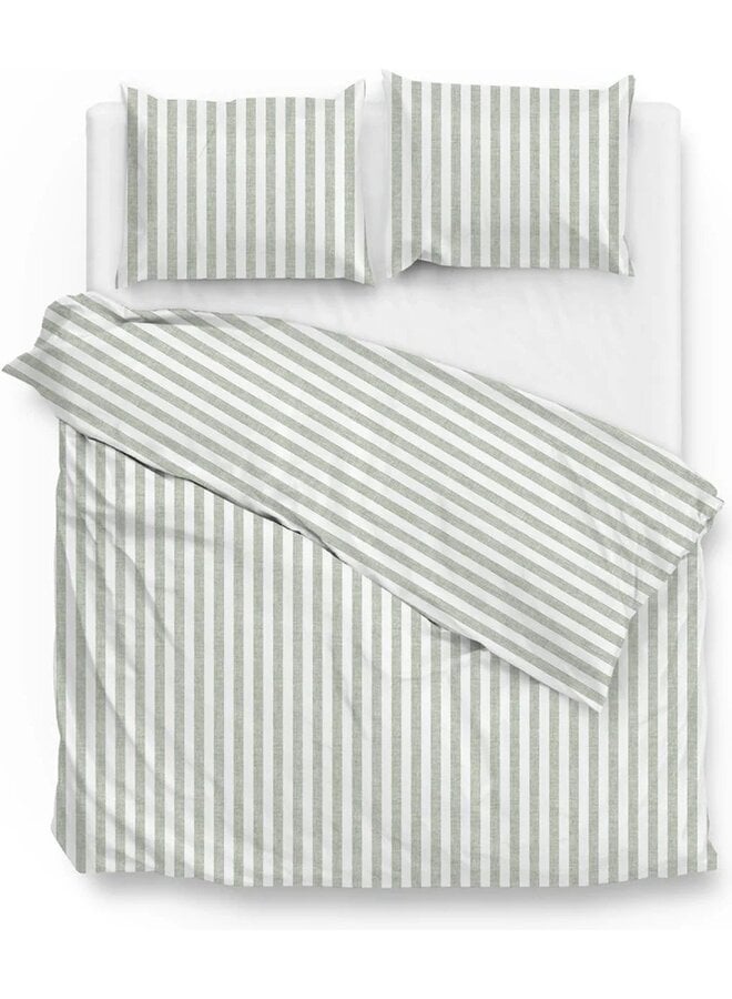 Dekbedovertrek Banda-di-Lino Groen - Katoen PL3