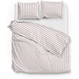 ZO! Home Dekbedovertrek Banda-di-Lino Beige - Katoen