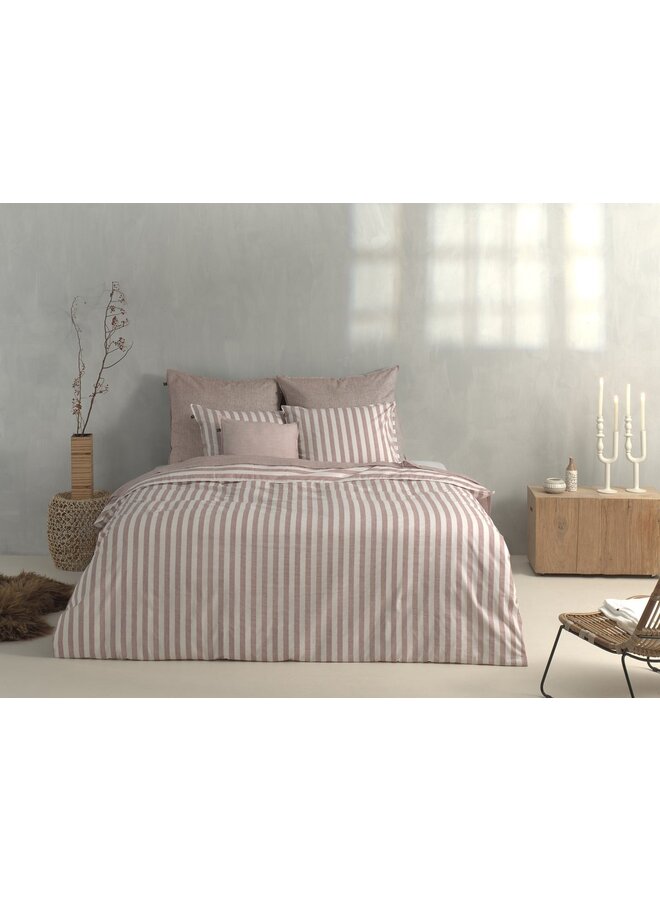 ZO! Home Dekbedovertrek Banda-di-Lino Beige - Katoen