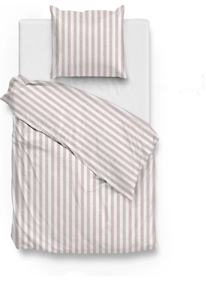 ZO! Home Dekbedovertrek Banda-di-Lino Beige - Katoen