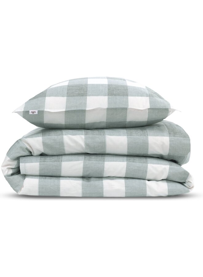 ZO! Home Dekbedovertrek Quattro-di-Lino Mint Groen - Katoen