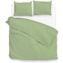 ZO! Home Dekbedovertrek Satinado Uni Groen - Katoensatijn