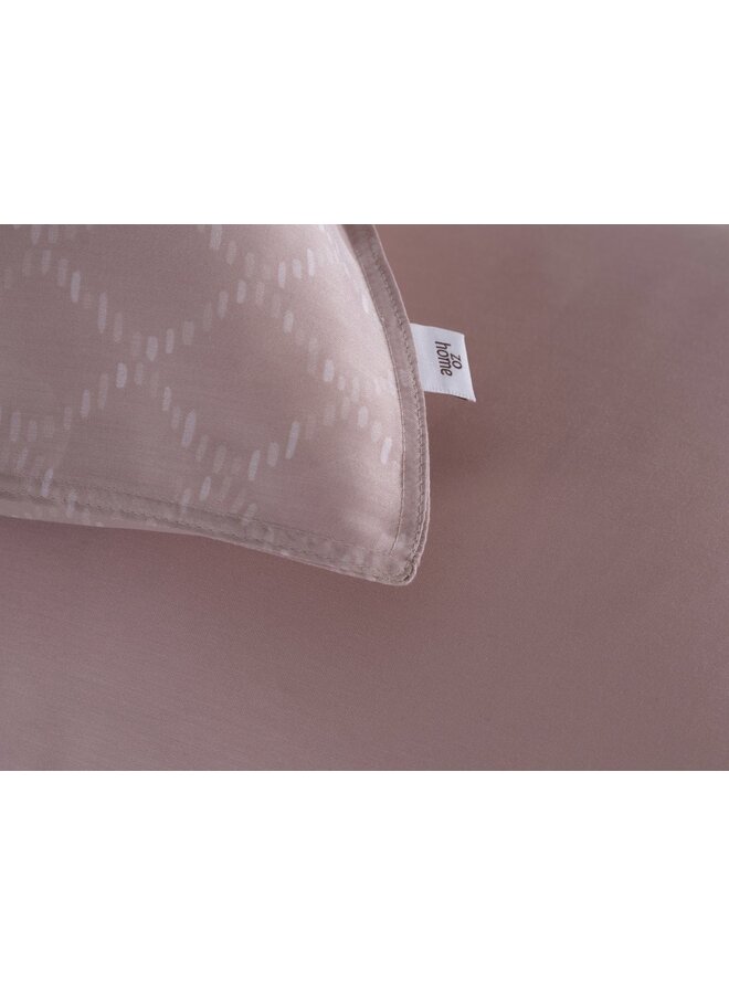 ZO! Home Dekbedovertrek Linea-di-Satinado Roze - Katoensatijn