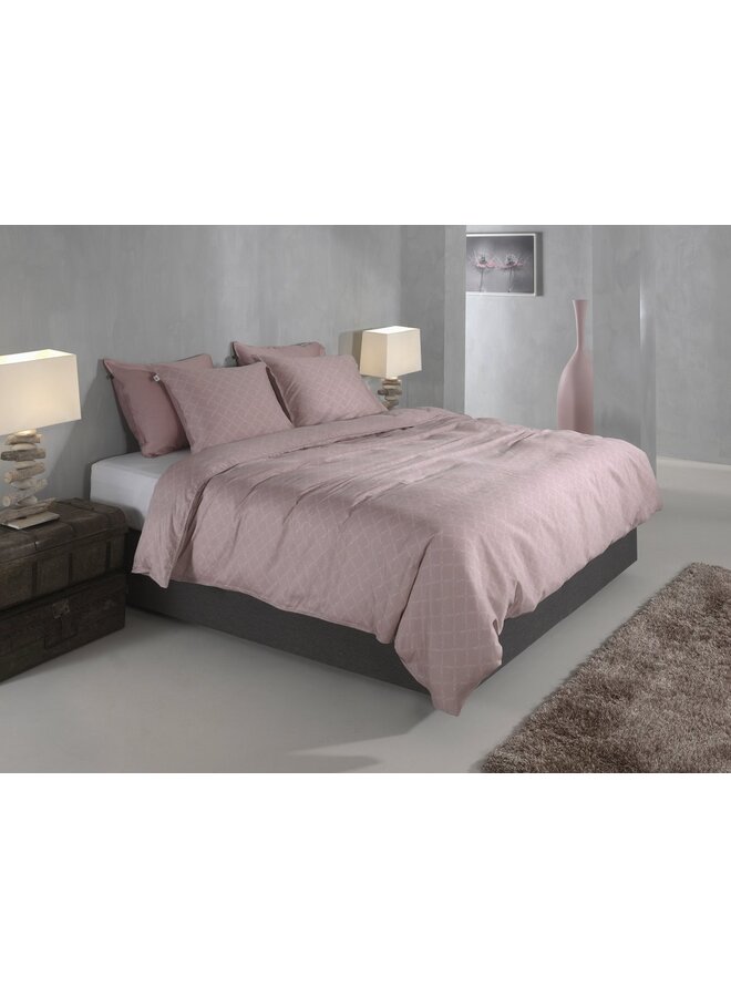 ZO! Home Dekbedovertrek Linea-di-Satinado Roze - Katoensatijn