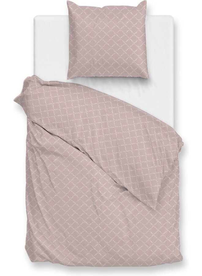 ZO! Home Dekbedovertrek Linea-di-Satinado Roze - Katoensatijn