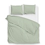ZO! Home Dekbedovertrek Linea-di-Satinado Groen - Katoensatijn