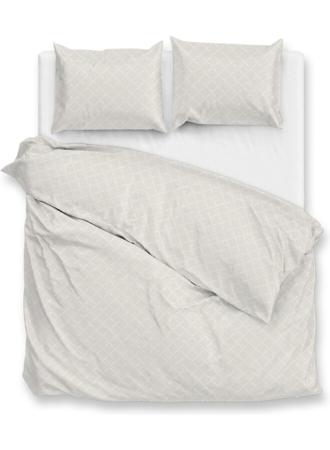 Dekbedovertrek Linea-di-Satinado Creme - Katoensatijn