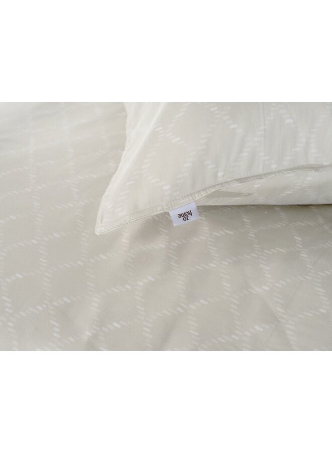 ZO! Home Dekbedovertrek Linea-di-Satinado Creme - Katoensatijn