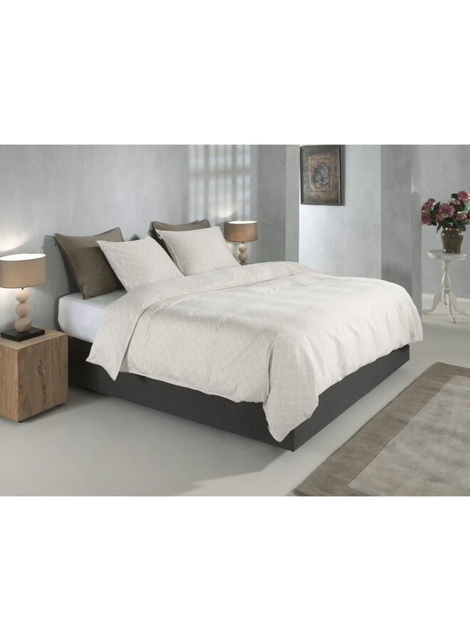 ZO! Home Dekbedovertrek Linea-di-Satinado Creme - Katoensatijn