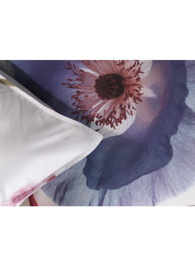 ZO! Home Dekbedovertrek Poppy Wit -  Katoen