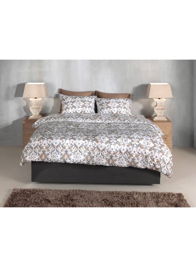 ZO! Home Dekbedovertrek Fausto Grijs -  Katoen