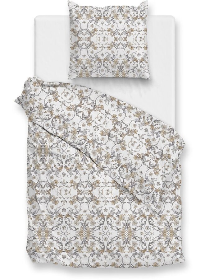 ZO! Home Dekbedovertrek Fausto Grijs -  Katoen