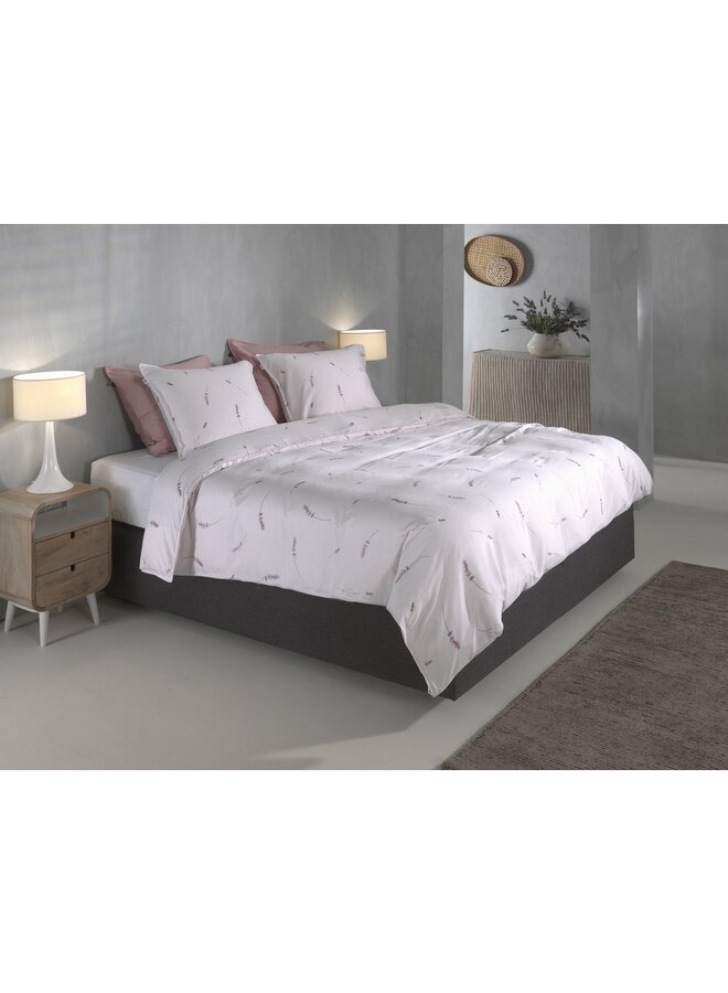 ZO! Home Dekbedovertrek Mirella Roze - Katoensatijn