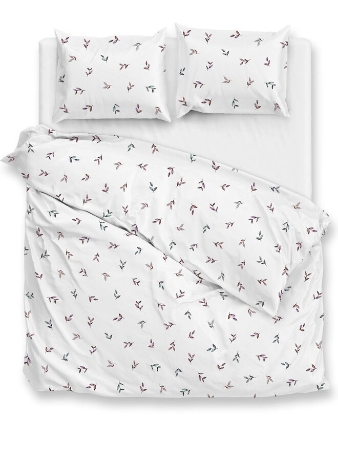 Dekbedovertrek Sienna Wit -  Katoensatijn