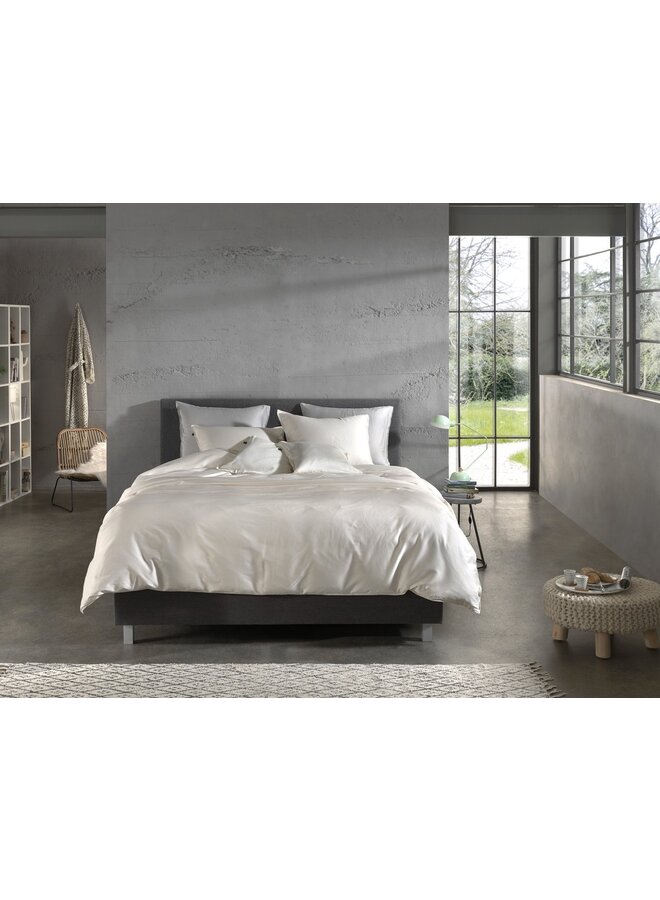 ZO! Home Dekbedovertrek Satinado Uni Creme -  Katoensatijn