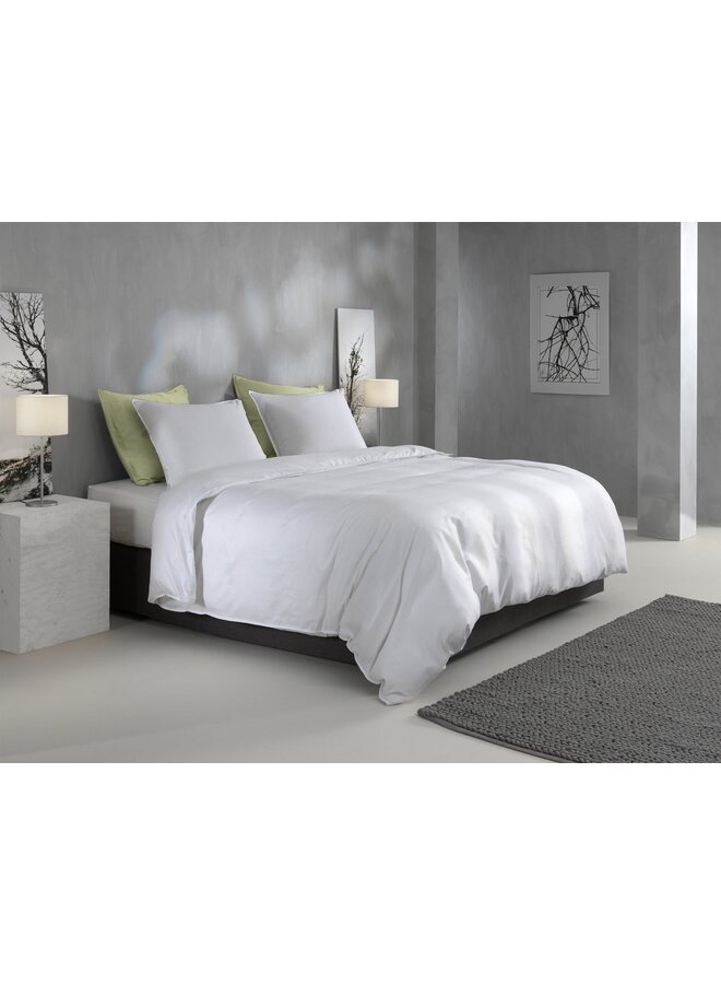 ZO! Home Dekbedovertrek Percalle Uni Wit -  Percale Katoen