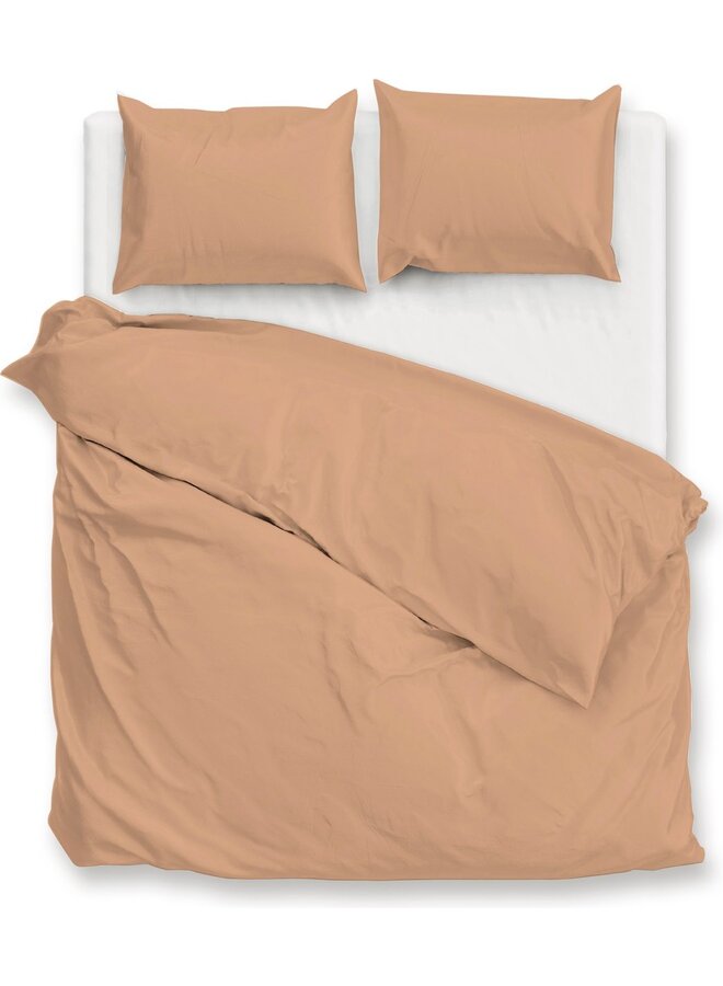 ZO! Home Dekbedovertrek Percalle Uni Oranje -  Percale Katoen