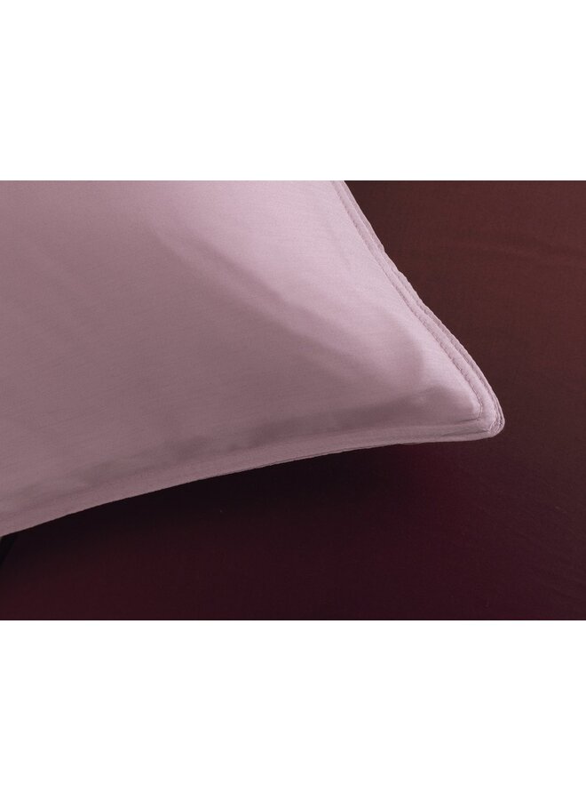 ZO! Home Dekbedovertrek Percalle Uni Roze - Percale Katoen