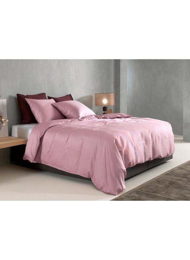 ZO! Home Dekbedovertrek Percalle Uni Roze - Percale Katoen