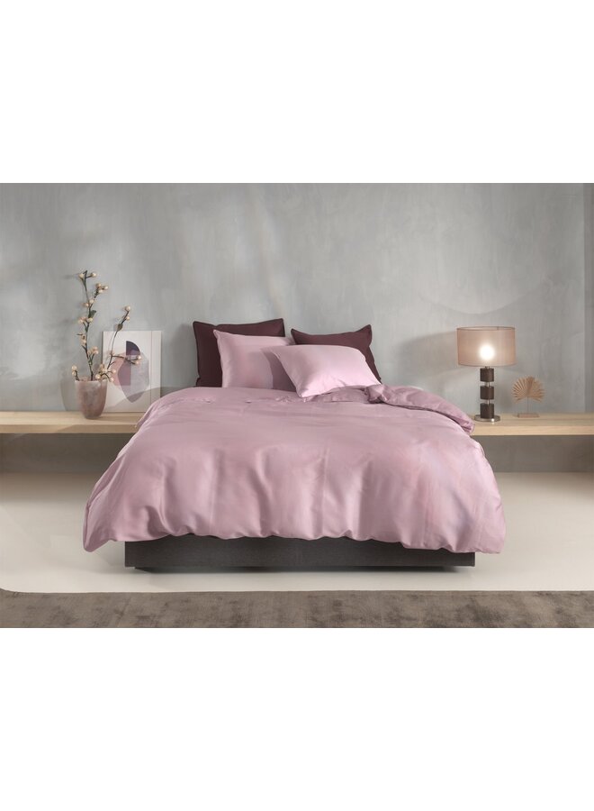 ZO! Home Dekbedovertrek Percalle Uni Roze - Percale Katoen