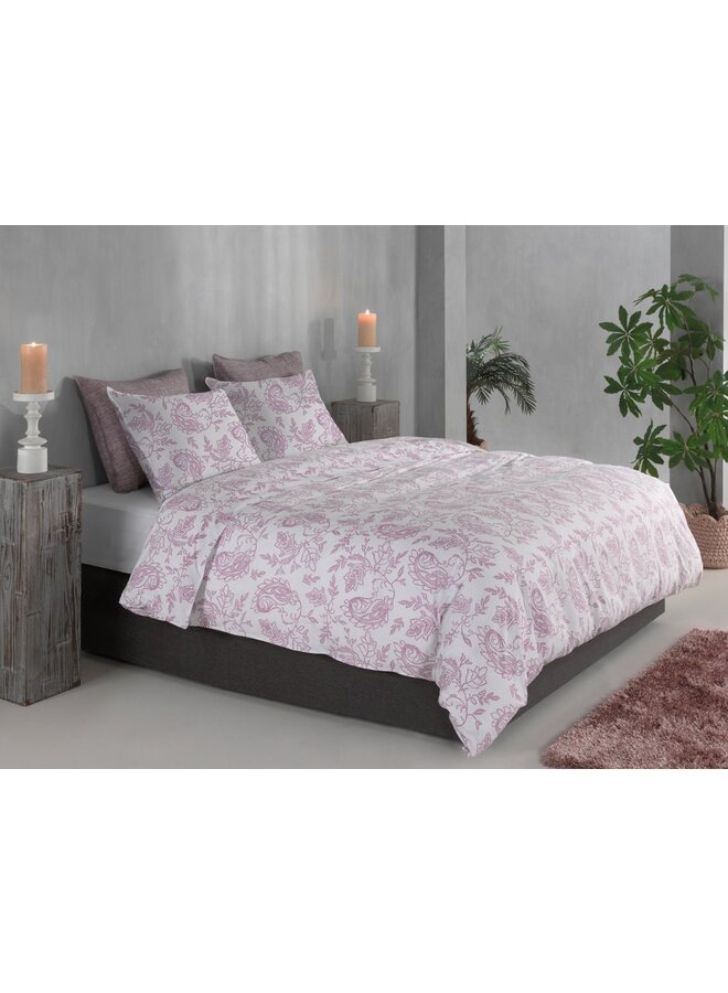 ZO! Home Dekbedovertrek Indiana Roze -  Percale Katoen