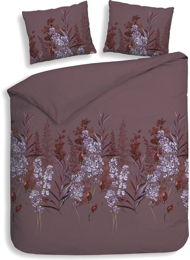 Dekbedovertrek Mino Paars - Flanel PL1