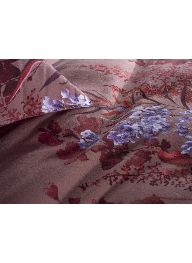 Heckett & Lane Dekbedovertrek Mino Paars - Flanel