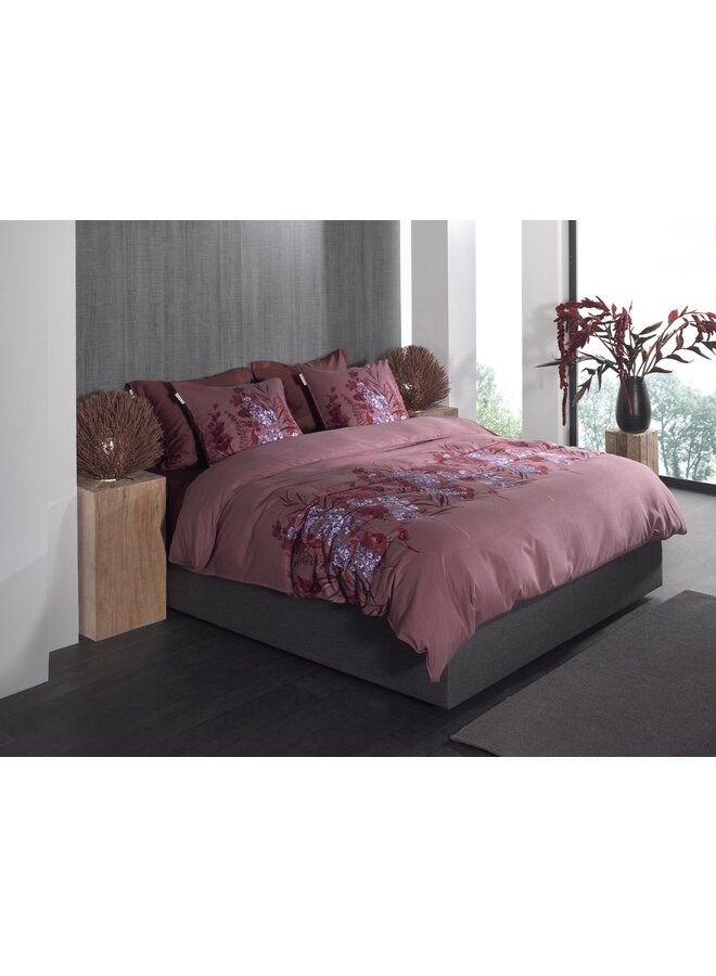 Heckett & Lane Dekbedovertrek Mino Paars - Flanel