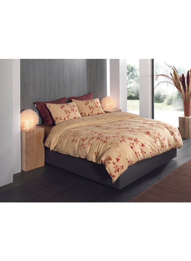 Heckett & Lane Dekbedovertrek Tommaso Geel - Flanel