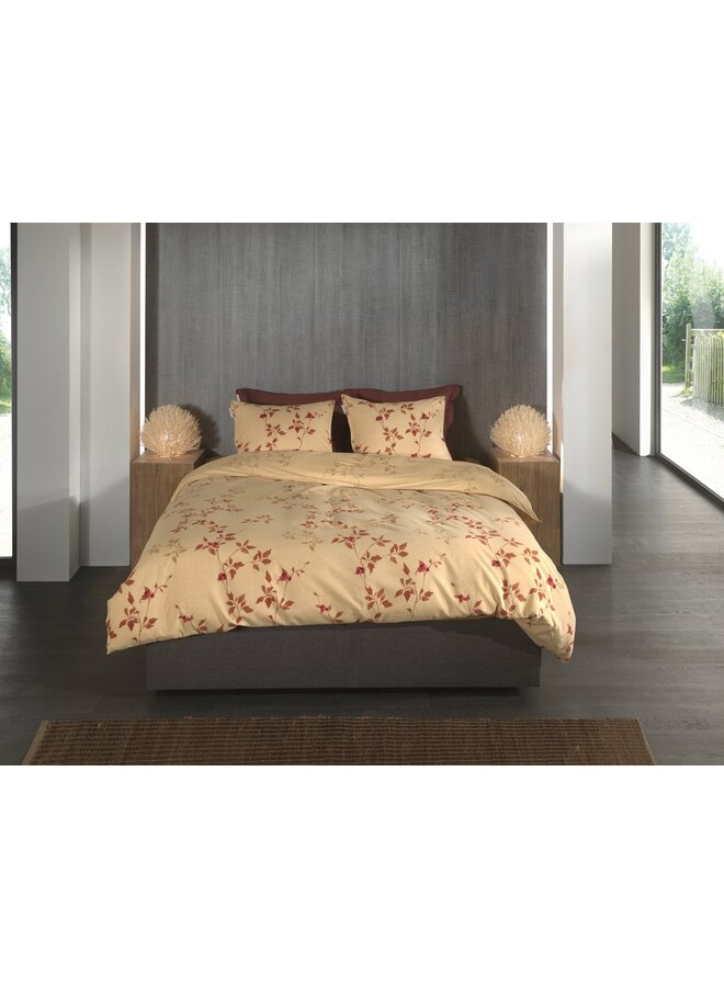 Heckett & Lane Dekbedovertrek Tommaso Geel - Flanel