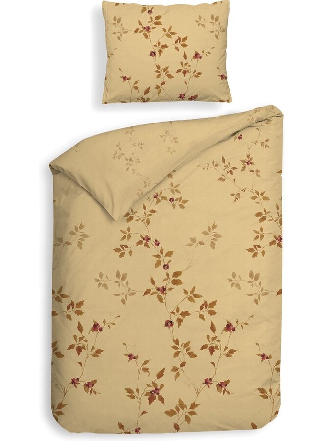 Heckett & Lane Dekbedovertrek Tommaso Geel - Flanel