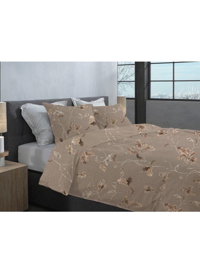 Heckett & Lane Dekbedovertrek Bronco Bruin - Flanel