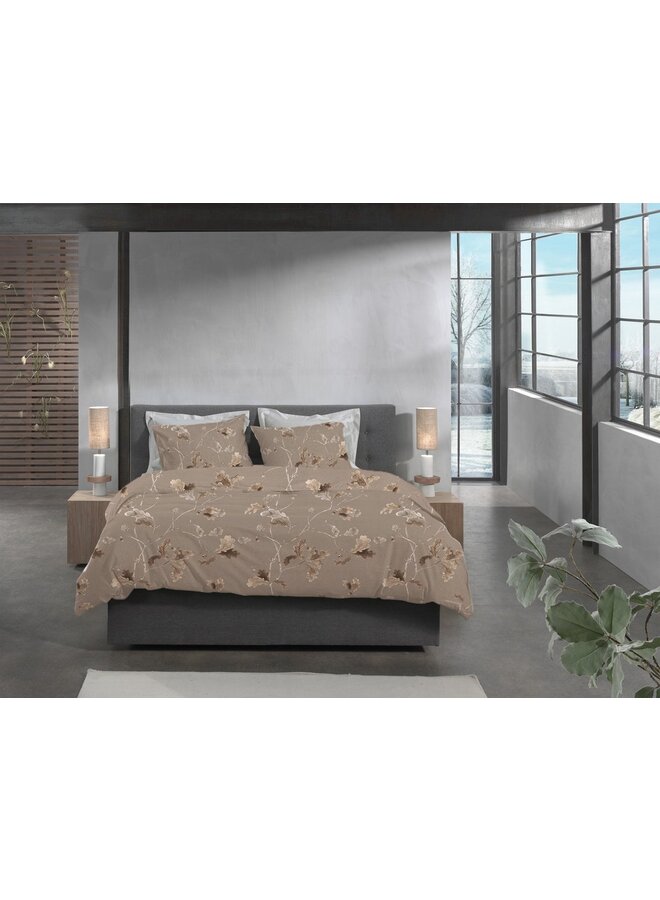 Heckett & Lane Dekbedovertrek Bronco Bruin - Flanel