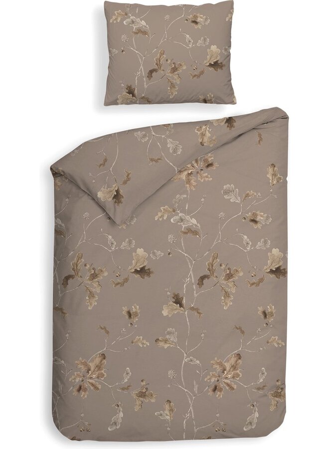 Heckett & Lane Dekbedovertrek Bronco Bruin - Flanel