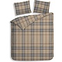 Heckett & Lane Dekbedovertrek Leonardo Beige - Flanel