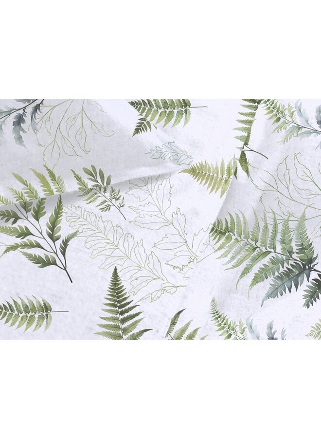 Heckett & Lane Dekbedovertrek Zeno Wit - Flanel