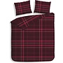 Heckett & Lane Dekbedovertrek Silvan Rood - Flanel