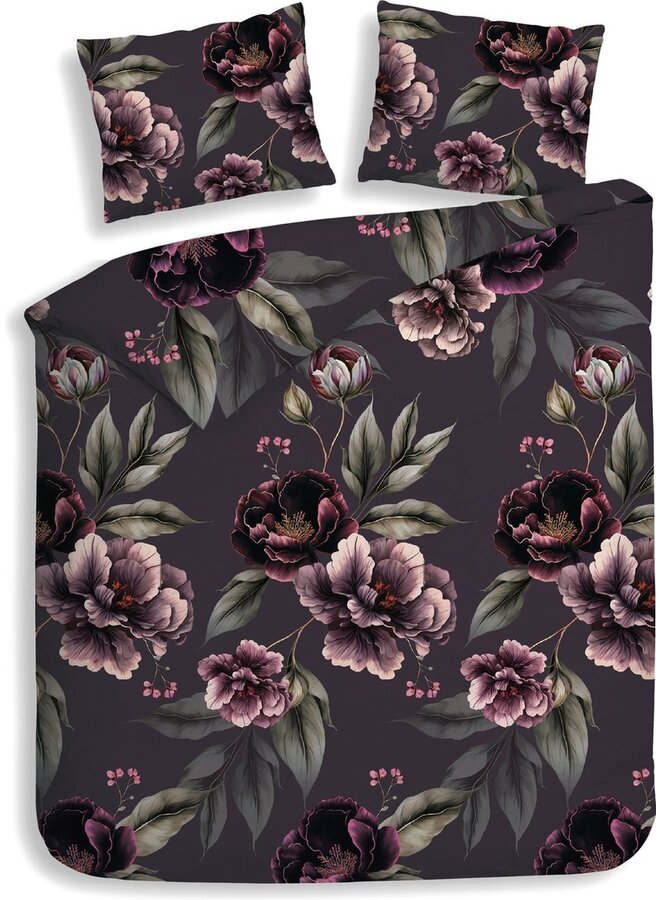 Dekbedovertrek Romee Paars - Flanel