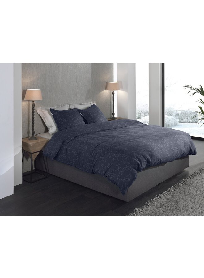 Heckett & Lane Dekbedovertrek Alloro Blauw - Flanel