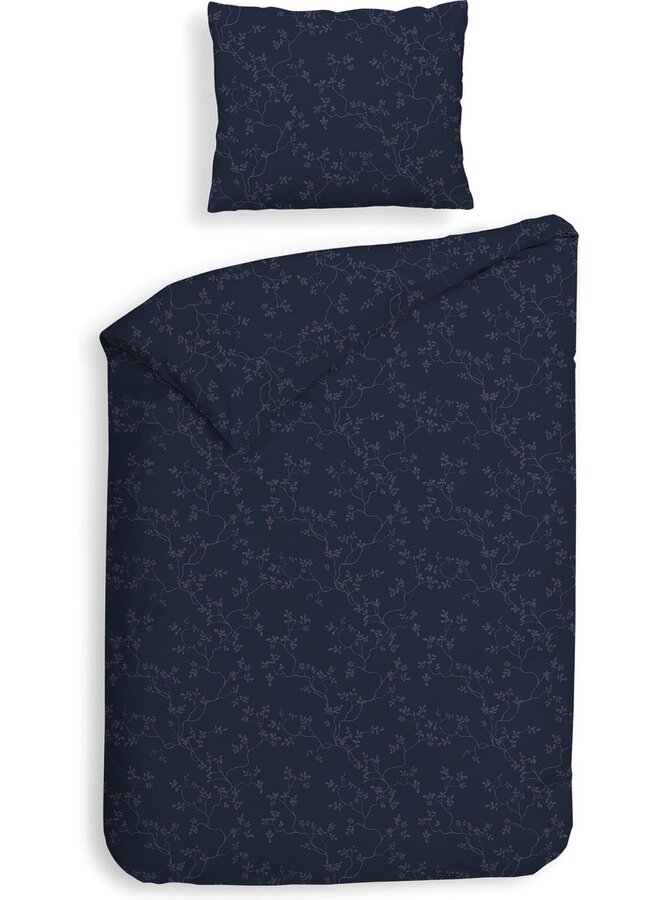 Heckett & Lane Dekbedovertrek Alloro Blauw - Flanel