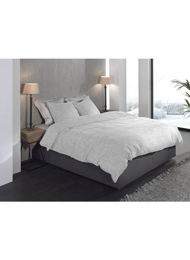 Heckett & Lane Dekbedovertrek Alloro Grijs - Flanel