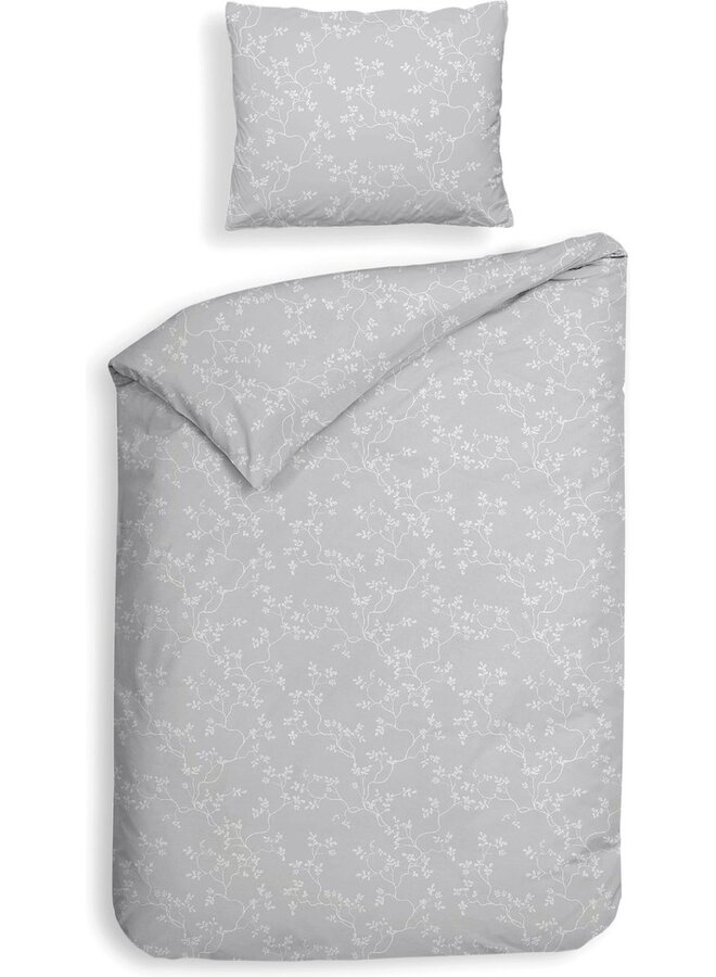 Heckett & Lane Dekbedovertrek Alloro Grijs - Flanel