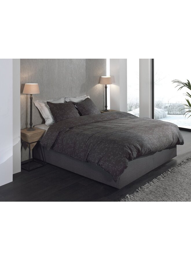 Heckett & Lane Dekbedovertrek Alloro Antraciet - Flanel