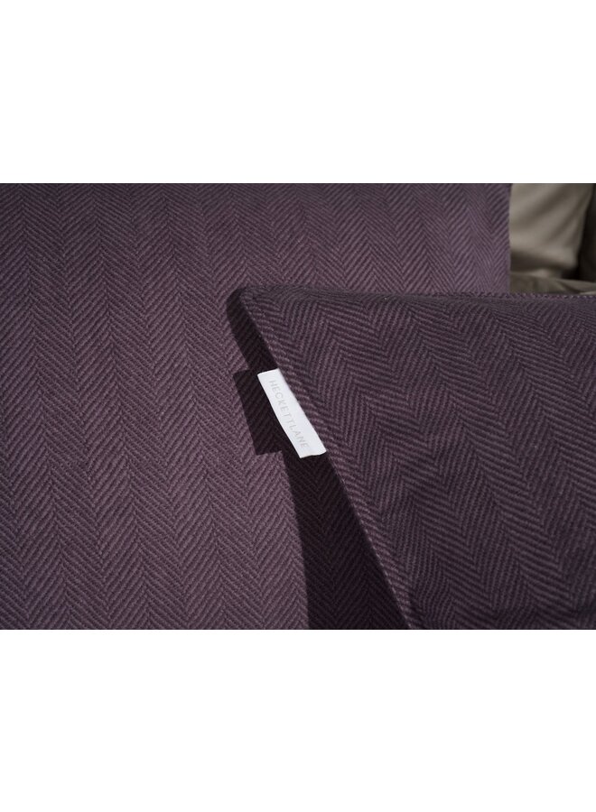 Heckett & Lane Dekbedovertrek Spina Paars - Flanel