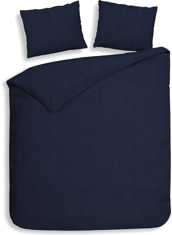 Dekbedovertrek Spina Blauw - Flanel
